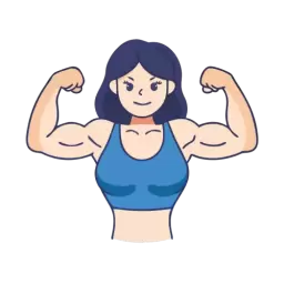 Free Muscular Girl Vector
