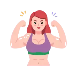 Free Muscular Woman Symbol
