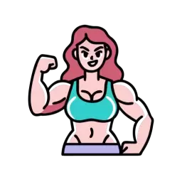 Free Muscular Woman Vector