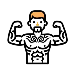 Free SVG Muscular Man Vector