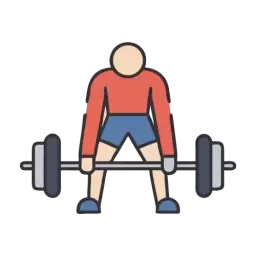 Free SVG Weightlifting Icon