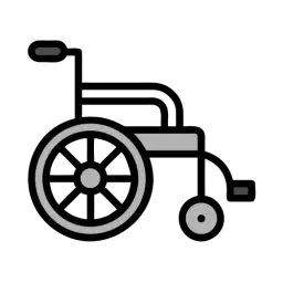 Free SVG Wheelchair Icon