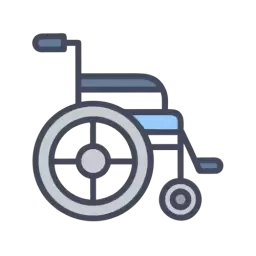 Free SVG Wheelchair Vector