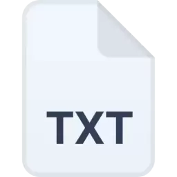 Free TXT File Format Icon