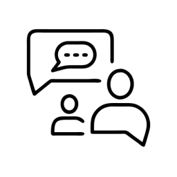 Free User Bubbles Chat Symbol