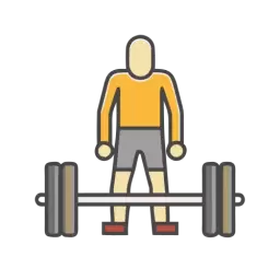 Free Weightlifting Symbol SVG