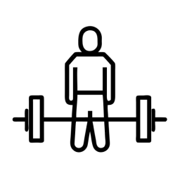 Free Weightlifting Vector SVG