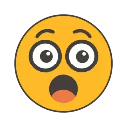 Frightened Face Emoji