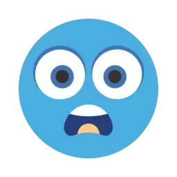 Frightened Face Symbol