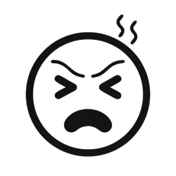 Furrowed Brows Emoji Free Icon