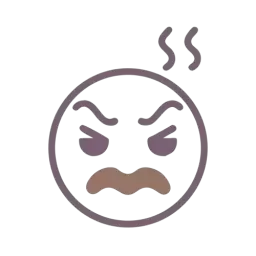 Furrowed Brows Emoji Icon