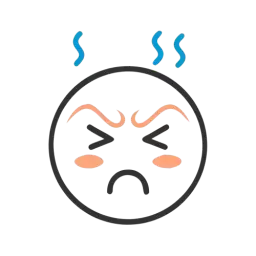 Furrowed Brows Emoji Vector
