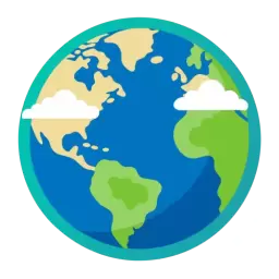 Global World Logo Vector