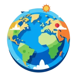 Globe Emblem Icon