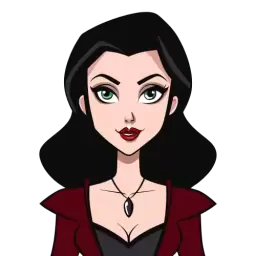 Goth Woman Illustration
