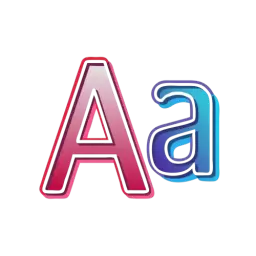 Gradient Letter A Icon