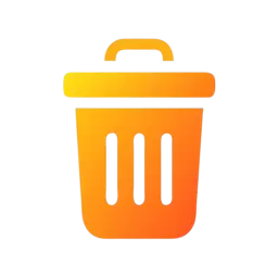 Gradient Trash Icon