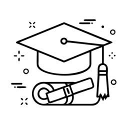 Graduation Certificate Icon