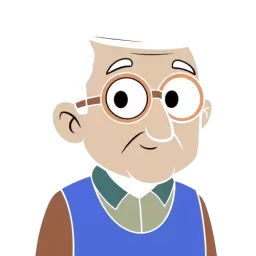Grandfather Illustration SVG