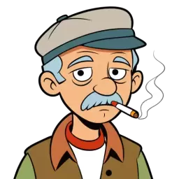Grandfather Illustration SVG