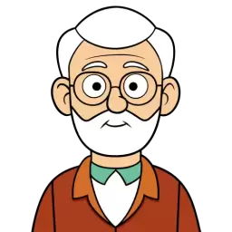 Grandfather Illustration SVG