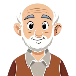 Grandfather Illustration SVG