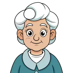 Grandmother Illustration SVG