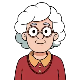 Grandmother Illustration SVG