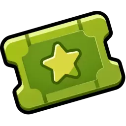 Green Ticket Icon
