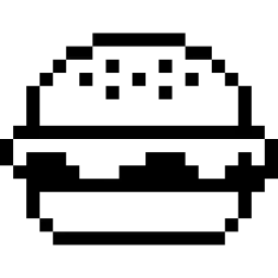 Hamburger Pixel Icon