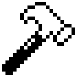 Hammer Pixel Icon