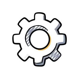 Hand Drawn Gear Icon