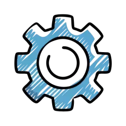 Hand Drawn Gear Vector