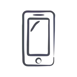 Hand Drawn Mobile Icon