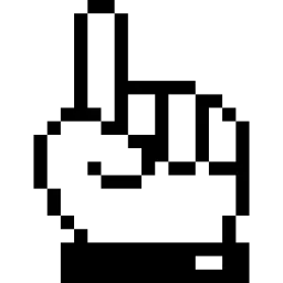 Hand Point Pixel Icon