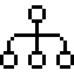 Hierarchy Pixel Icon