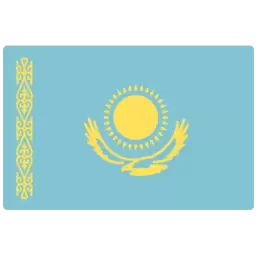 Kazakhstan Country Flag