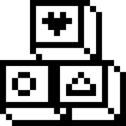 Keyboard Button Pixel Icon