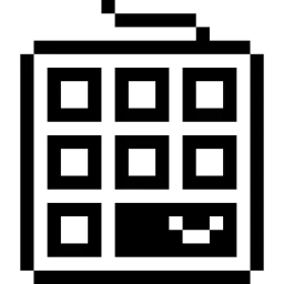 Keyboard Pad Pixel Icon