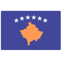 Kosovo Country Flag
