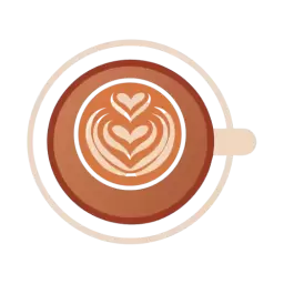 Latte Art Vector Free