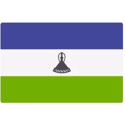 Lesotho Country Flag
