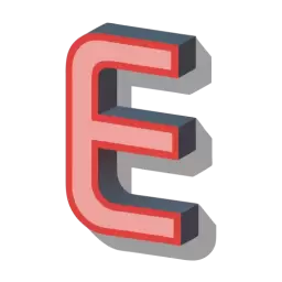 Letter E Svg Icon