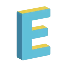 Letter E Svg Symbol