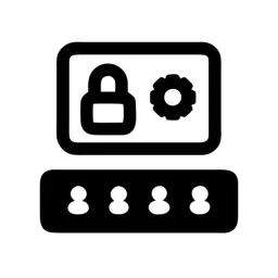 Lock and Key Icon