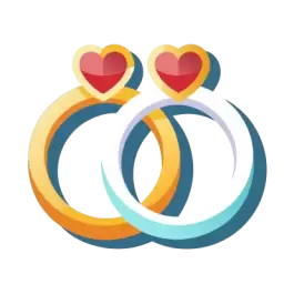Love Rings Vector