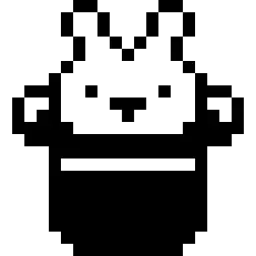 Magic Rabbit Pixel Icon