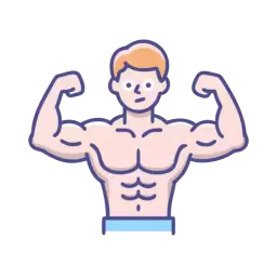 Man Muscular Icon