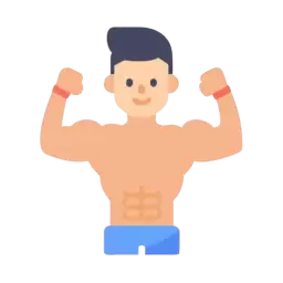 Man Muscular Vector