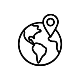 World Location Pin Icon